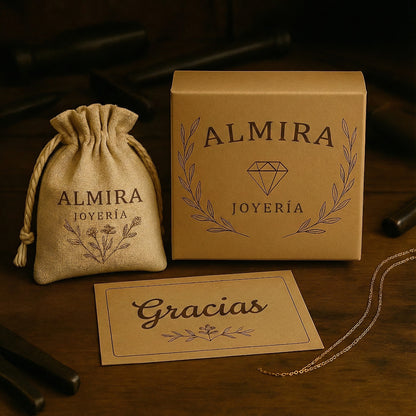 Pendientes de perlas con purpurina