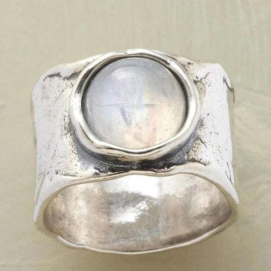 Anillo de Luna de Plata