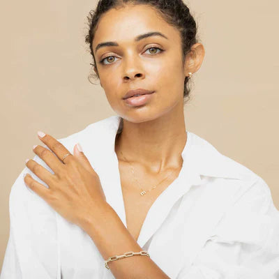 Collar con inicial de carta | Oro