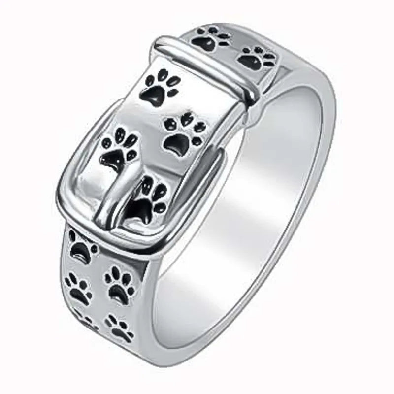 Anillo de Collar Inspirado en Perros, Bonito y Estiloso