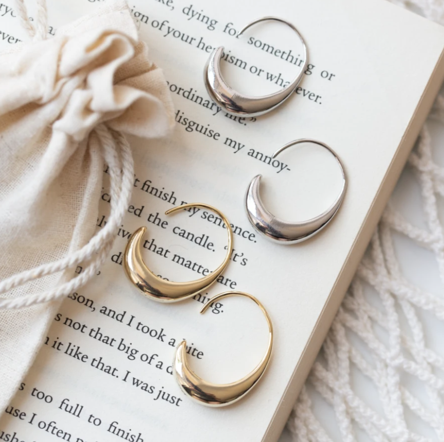 Elegante - Pendientes de Oro